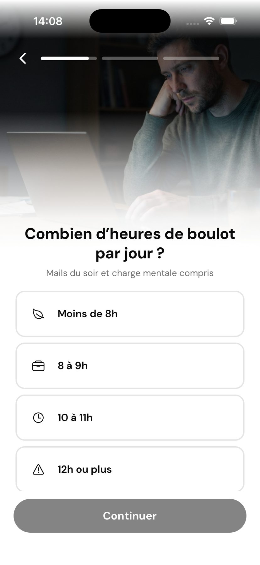 Une question du test